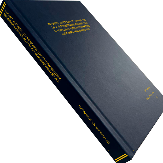 University of Malta Standard Thesis Printing & Hard Cover Binding